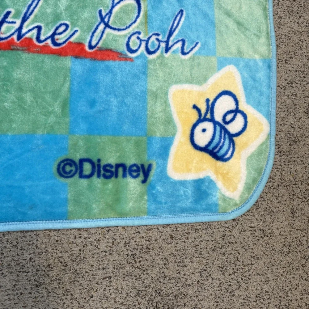 Disney Winnie the‎ Pooh Baby Blanket Soft Plush Providencia Eeyore Piglet Tigger